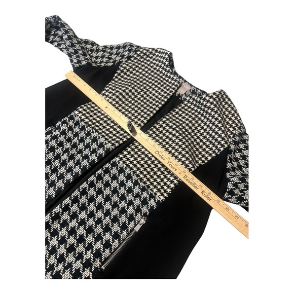Chico’s Patched Houndstooth Statement Jacket Size 3P (16/18P) KD1 - Picture 6 of 8